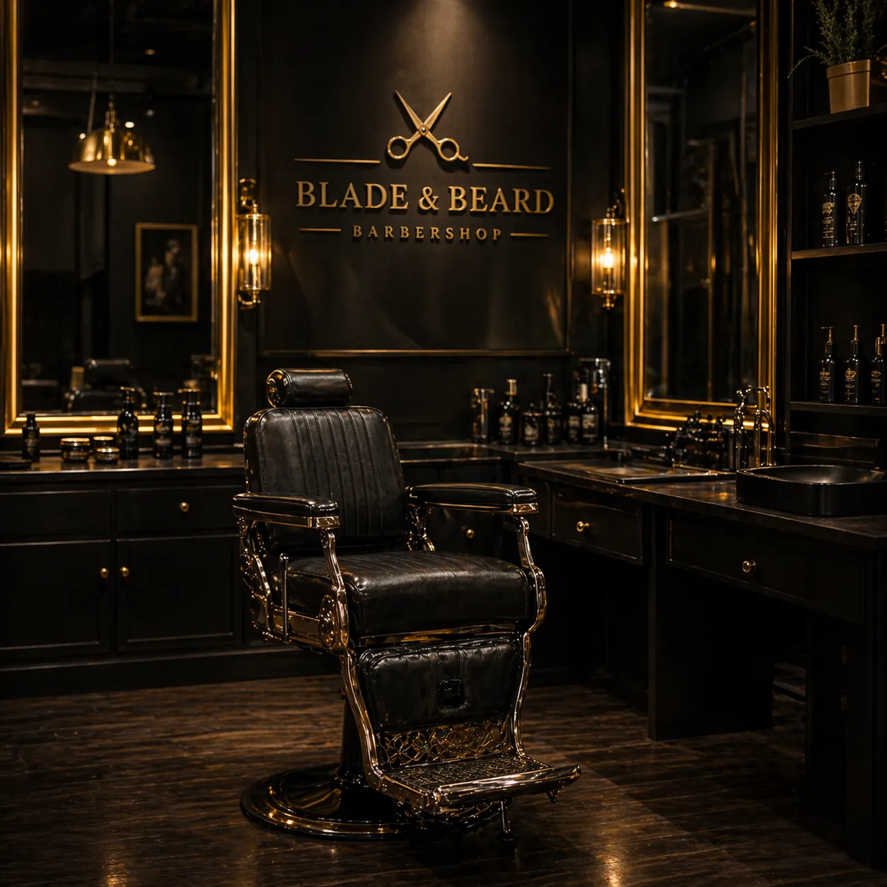 Blade & Beard Interior